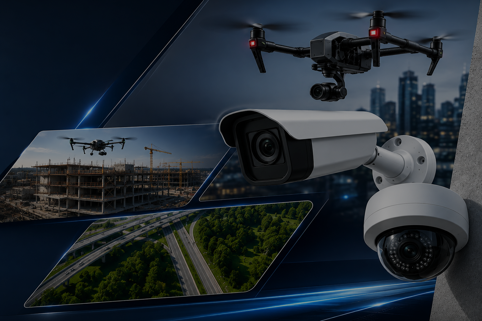 Locação de sistemas CFTV e drones